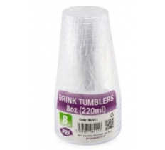 Drink Tumblers Juice/Spirit 220ml 8Pcs