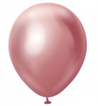Kalisan 12" Mirror Pink Latex Balloons 50 Pack