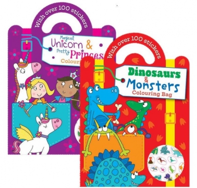 Colouring & Sticker Bag Book