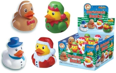 Christmas Ducks 5cm ( 3 Assorted Designs )