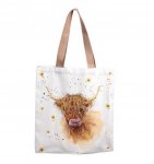 Jan Pashley Highland Cow Reusable Tote Bag