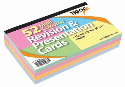 Tiger 6X4 Top Band Revision Cards 52 Pack