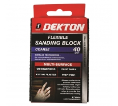 Dekton Flexible Sanding Block - Course - 40 Grit