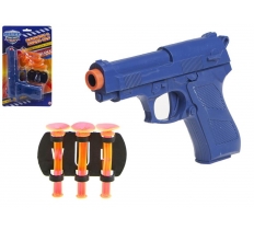 Police Gun 20cm With Three Soft Darts