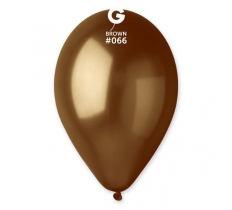 Gemar 13" Pack 50 Latex Balloons Metallic Brown #066