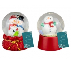 Mini Resin Glitter Snow Globe 6cm