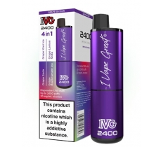 IVG 2400 Puff 4 In 1 Disposable Vape Grape Edition