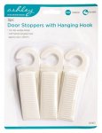 Blackspur Door Stoppers With Hanging Hook 3 Pack