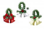 Deco Hanging Bells With Holly ( Assorted Designs )