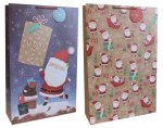 Gift Bag Christmas Santa/Santa Pattern Super Jumbo ( 46.5 X