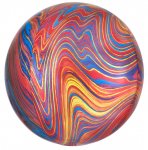 Colourful Marblez Orbz Xl Packaged Foil Balloons G20