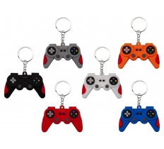 Gamer 3d Pvc Keychain 6 Assorted