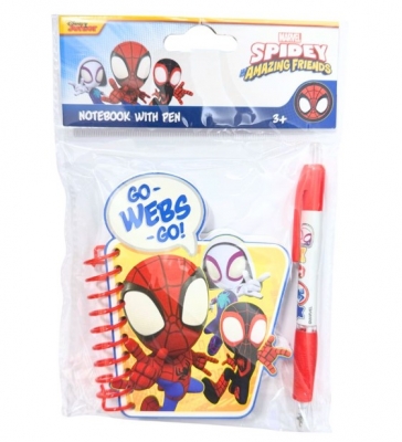 Spidey & Friends Shaped Notebook With Pen