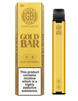 Gold Bar 600 Vape Blue Raspberry