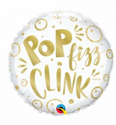 Round 18" Pop Fizz Clink Balloon