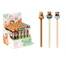 Inkredible Erasable Pen with Capybara Topper