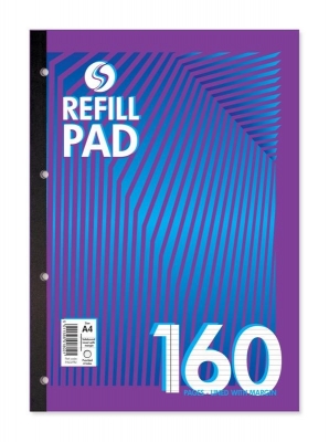 Silvine Sivine Ruled Refill Pad A4