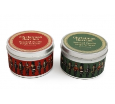 Christmas Animal Nutcracker Tin Candle 7.5x5cm