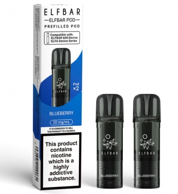 Elf Bar 600 Prefilled Pod Blueberry X 10 Pack