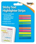 Tiger Neon Sticky Text Highlighter Strips
