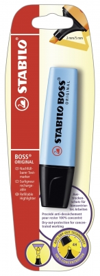 Stabilo Boss Original Blue Highlighter Pen