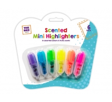 Scented Mini Highlighters - 6 Pack