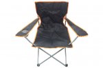 Black & Orange Captains Chair With Cup Holder