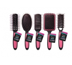 Silky Smooth Hair Brush Pink ( Assorted Styles )