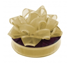 Organza Ribbon Gold