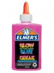 Elmers Glow In The Dark Liquid Glue Pink 147ml