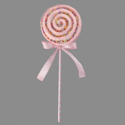 Lolly Stem Pink 15x43cm