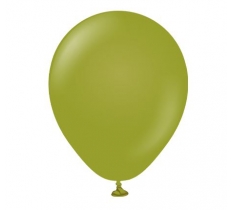 Kalisan 5" Retro Olive Latex Balloons 100 Pack