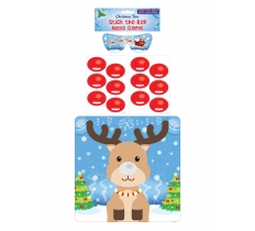 Stick the Red Nose on the Reindeer Christmas Game