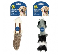 Squeaky Critter Dog Toy