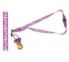 Love Hearts Lanyard With Rock Dummy