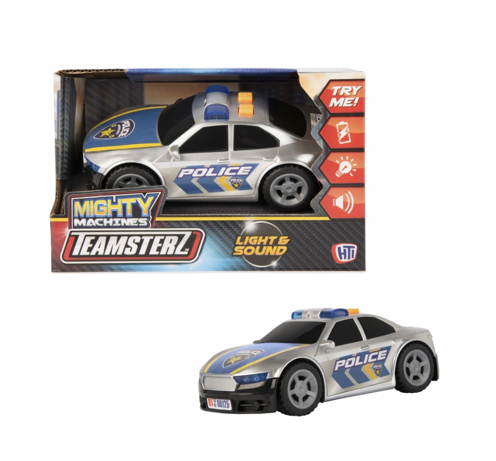 Teamsterz Light & Sound Police Car - Click Image to Close