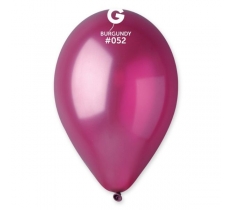 Gemar 13" Pack 50 Latex Balloons Metallic Burgundy #052