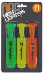 3 Pack Highlighters