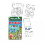 Farm Activity Pack (A4,A5,A6 Books With Crayons)