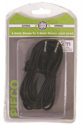 Stereo 3.5mm Plug To Plug Lead 2M