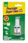 Precison Super Glue With Brush 10G