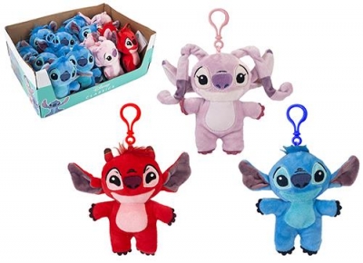 Disney 2D Lilo & Stitch Bag Clip On ( Assorted Designs )