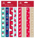 Christmas 80 Printed Paper Chains Cute