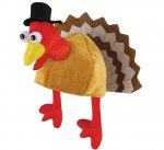 NOVELTY TURKEY CHRISTMAS HAT