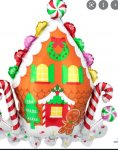 Gingerbread House 30" Balloon
