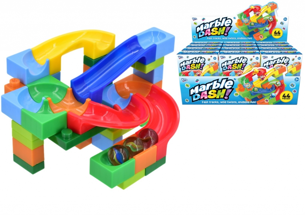 Marble Run Set (44pc) - Colour Box - Click Image to Close