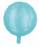 Blue Matt 18" Round Foil Balloon