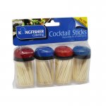 Wooden Cocktail Sticks 4 X 100 Pack