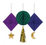 Eid Honeycomb Decorations - 6 Pack g