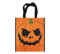 Halloween Pumpkin PP Woven Treat Bag